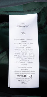 Dior Black & Green Plaid Polyester Rain Jacket