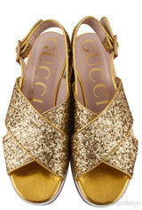 Peggy Glitter Platform Sandals