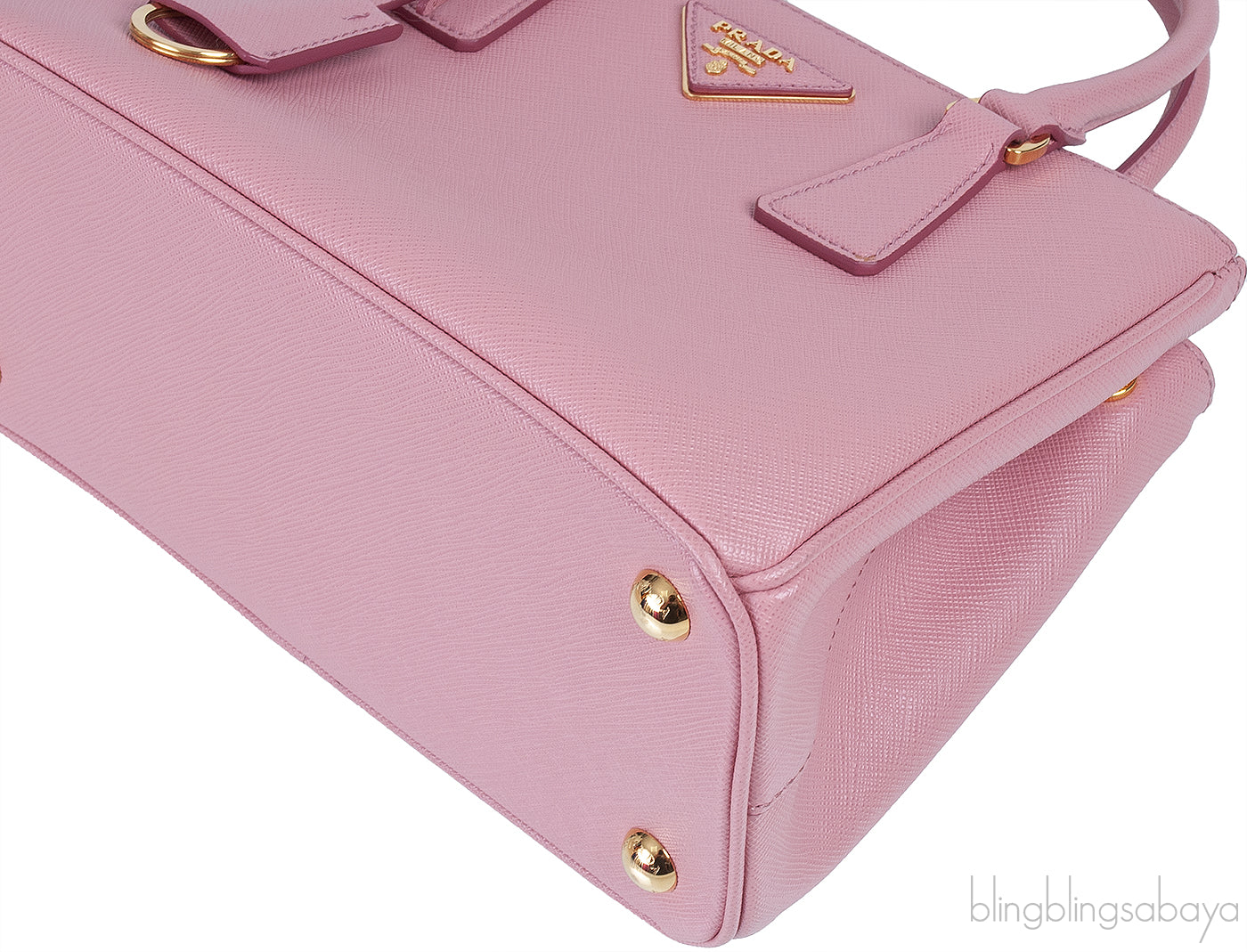 Pink Petal Galleria Saffiano Small Leather Bag
