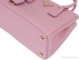 Pink Petal Galleria Saffiano Small Leather Bag