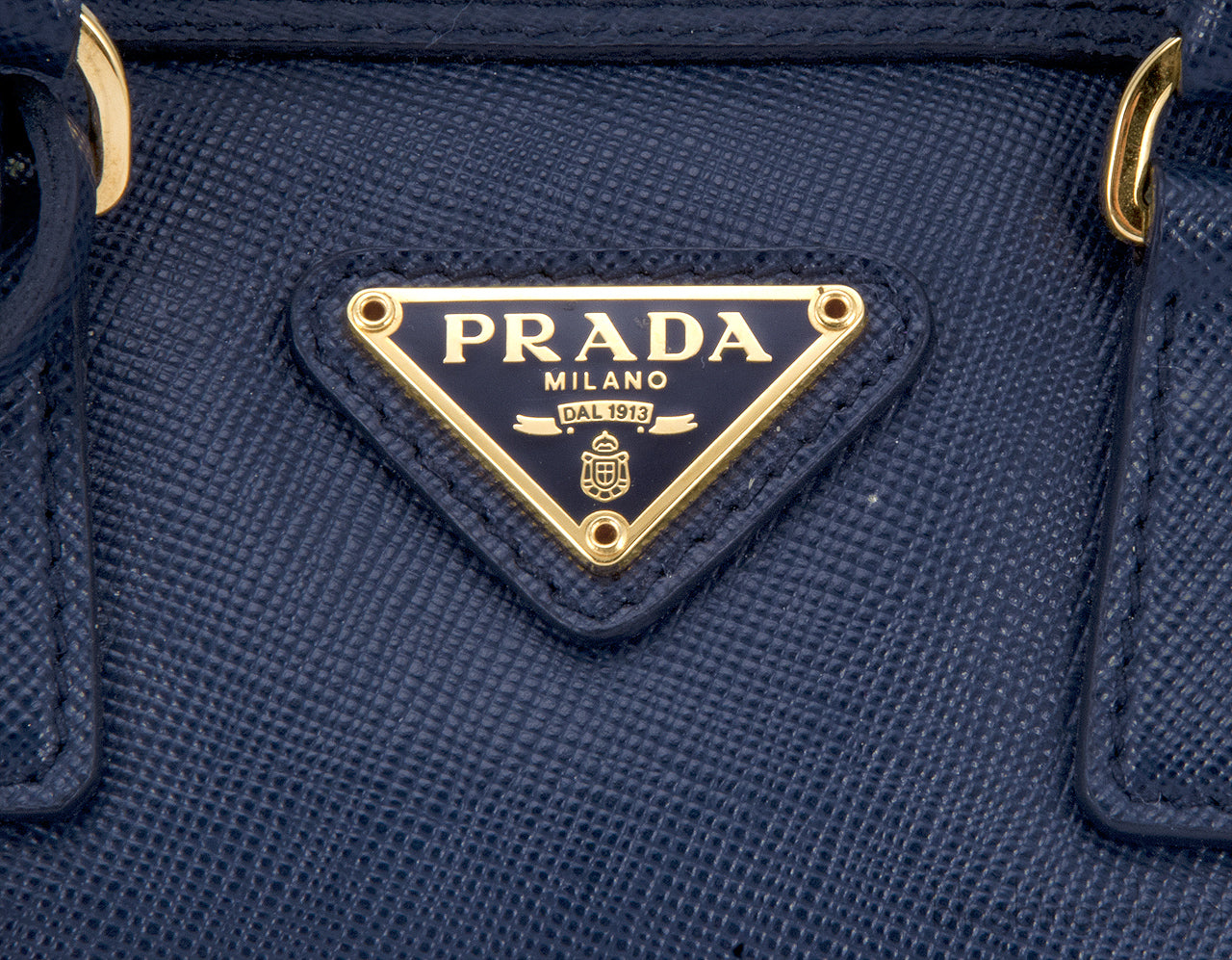 Navy Blue Mini Top Handle Bag
