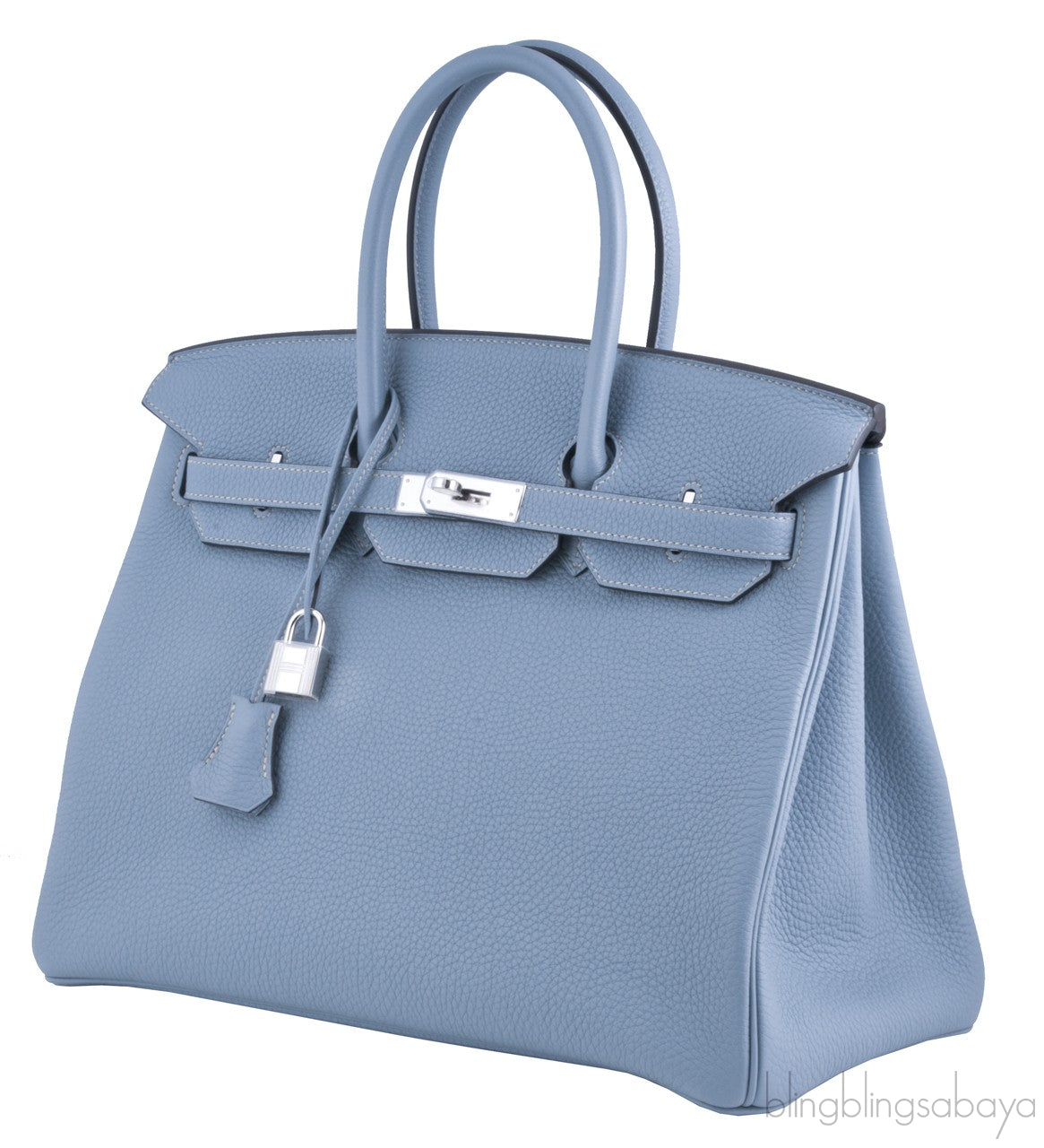 Birkin 35 Blue Lin Togo