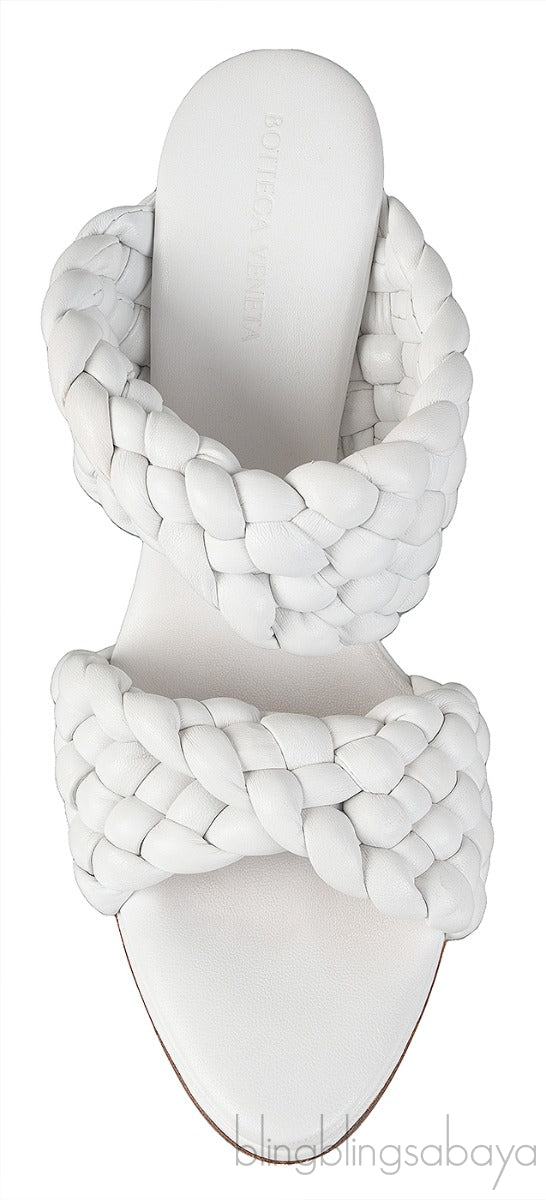 Curve Optic White Sandals