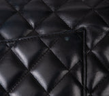 Black Quilted Vintage Jumbo Flap Bag GHW