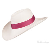 Large Brim Maroon Band Hat