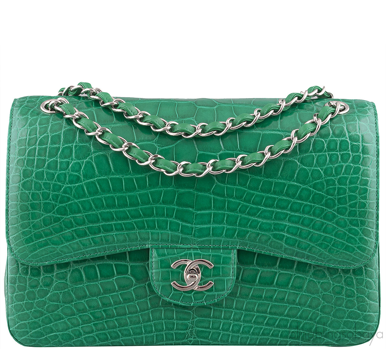 Classic Jumbo Emerald Green Crocodile
