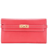 Kelly Long Wallet Epsom Bi-color