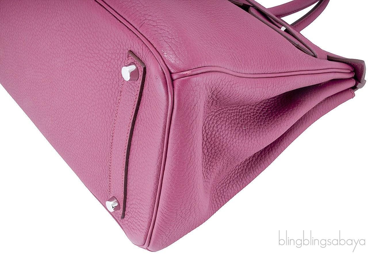 Birkin 35 Bois de Rose Taurillon Clem