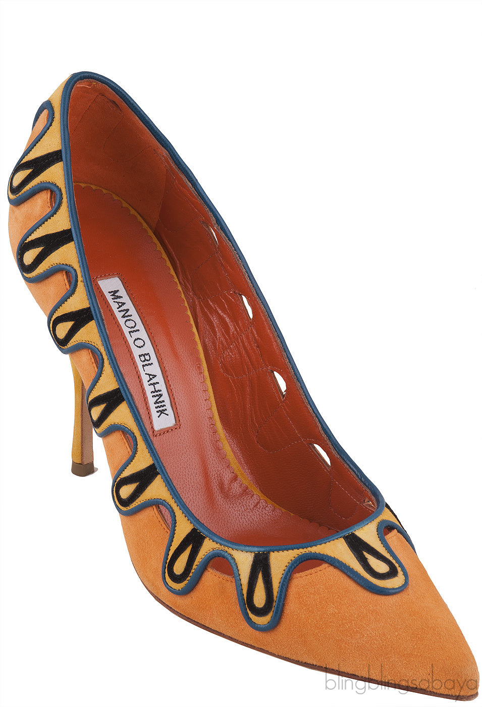 Multicolor Caritas Suede Heels