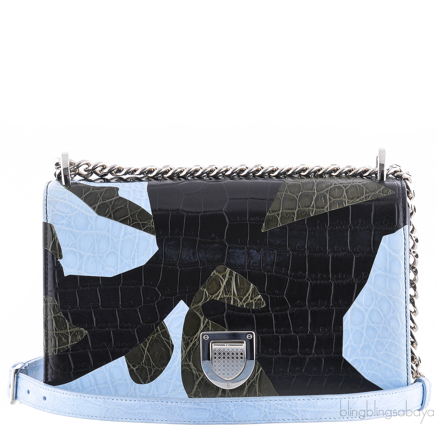 Diorama Marquetry Crocodile Bag*