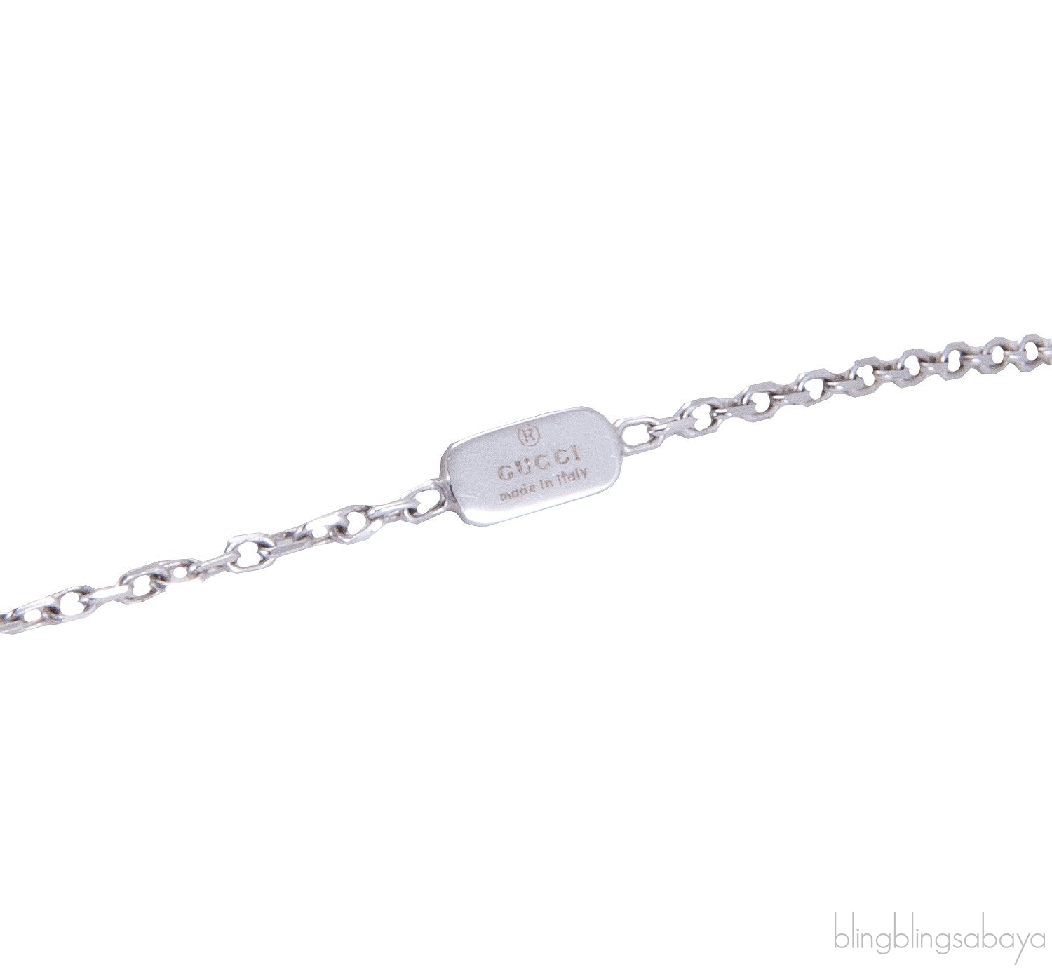White Gold Icon Necklace