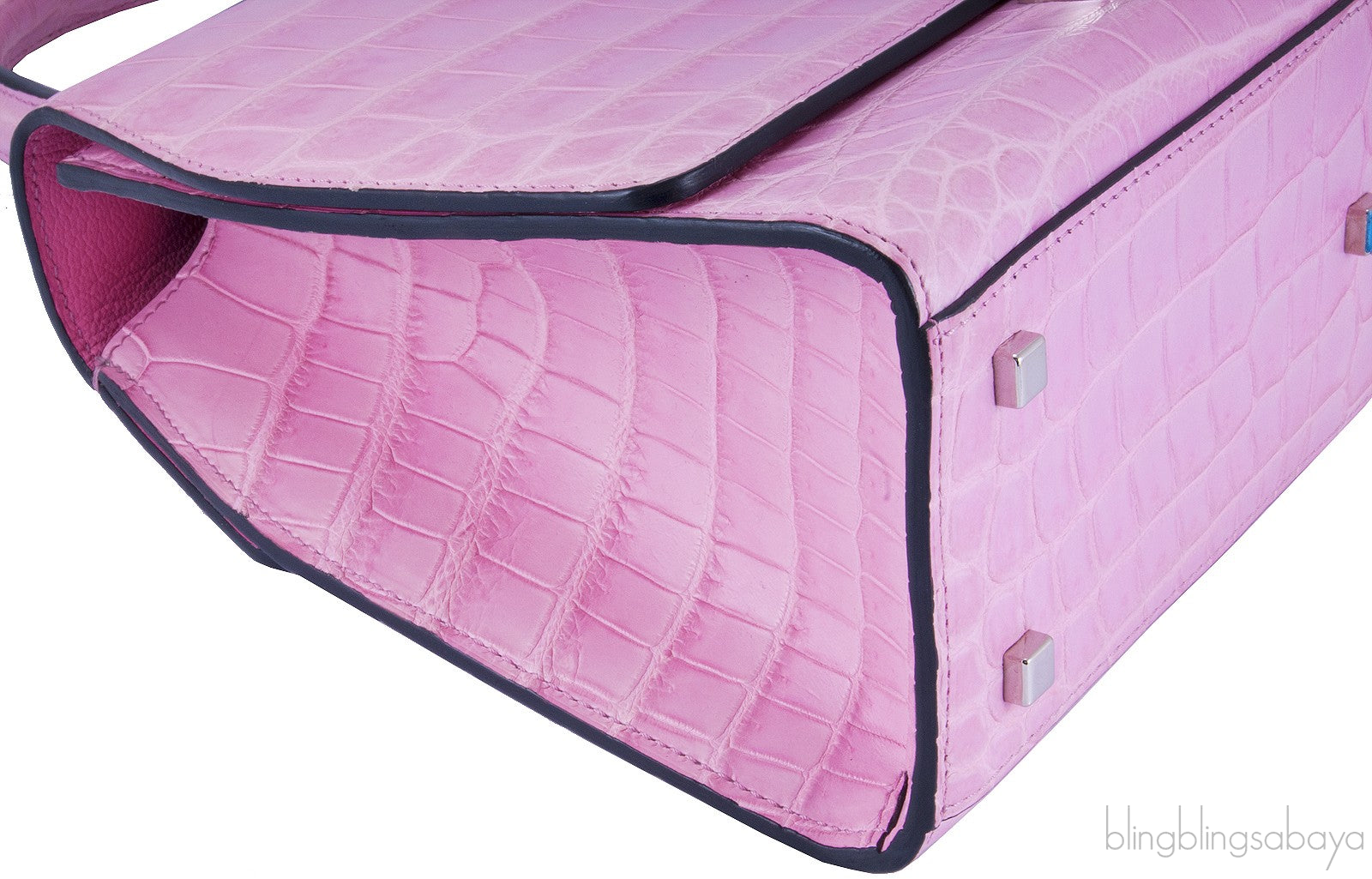 Rejane Pink Nilo Crocodile PM