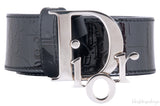 Black Patent Dior Belt