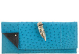 Ostrich Knuckle Ring Clutch