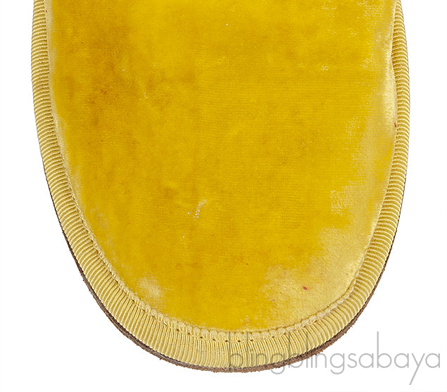 Hotel Vivier Strass Velvet Slippers
