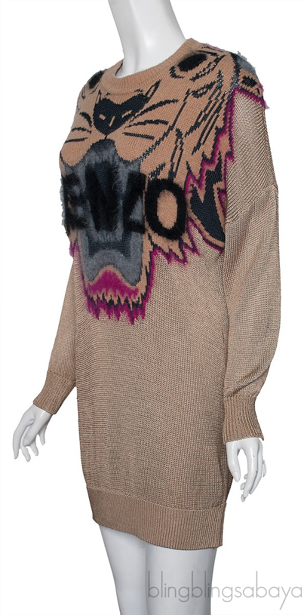 Brown Knitted Sweatshirt