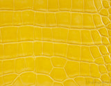 Lady Dior Yellow Crocodile Medium Bag