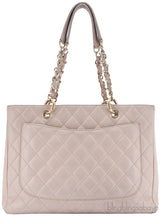 Beige Caviar Shopping Tote