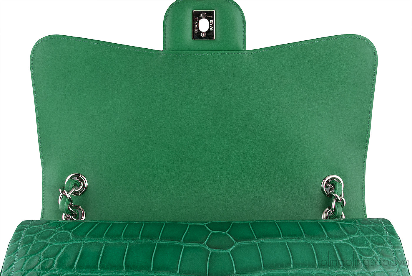 Classic Jumbo Emerald Green Crocodile