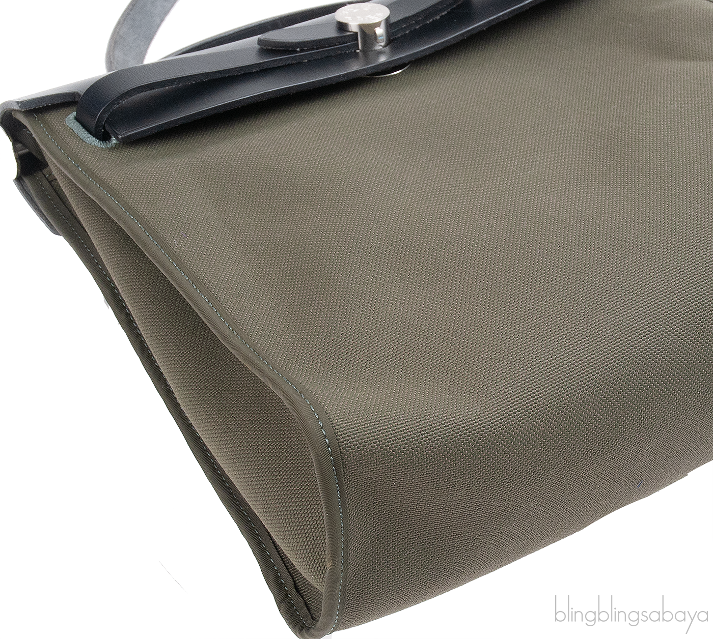 Hermes Herbag Zip PM Olive Green