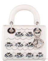 Lady Dior Mini Crystal Bead Embellished Bag