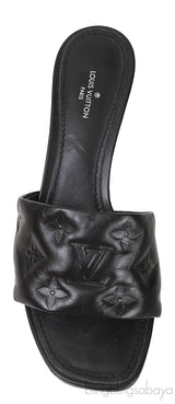 Black Leather 55 mm Revival Mule