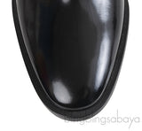 Bottega Veneta Leather Cha-Cha Heeled 100 Mules