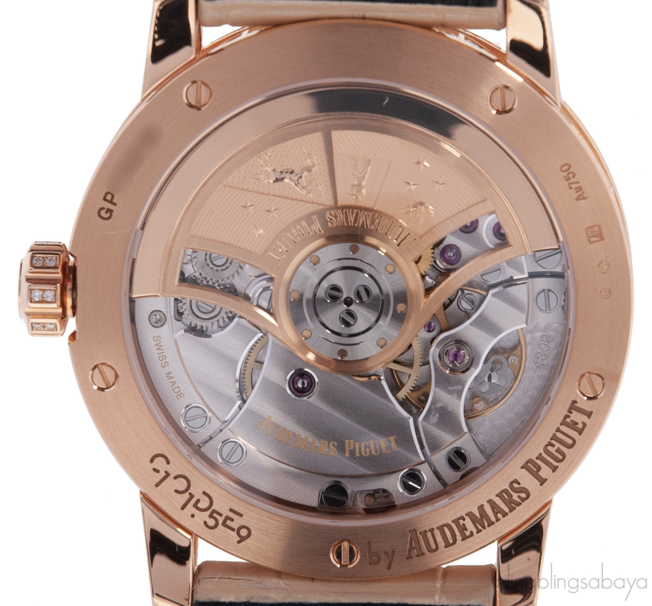 Pink Gold Diamond 41 mm Ladies Watch