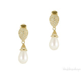Faux Pearl Drop Earrings