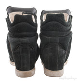 Black Suede Over Basket Sneakers