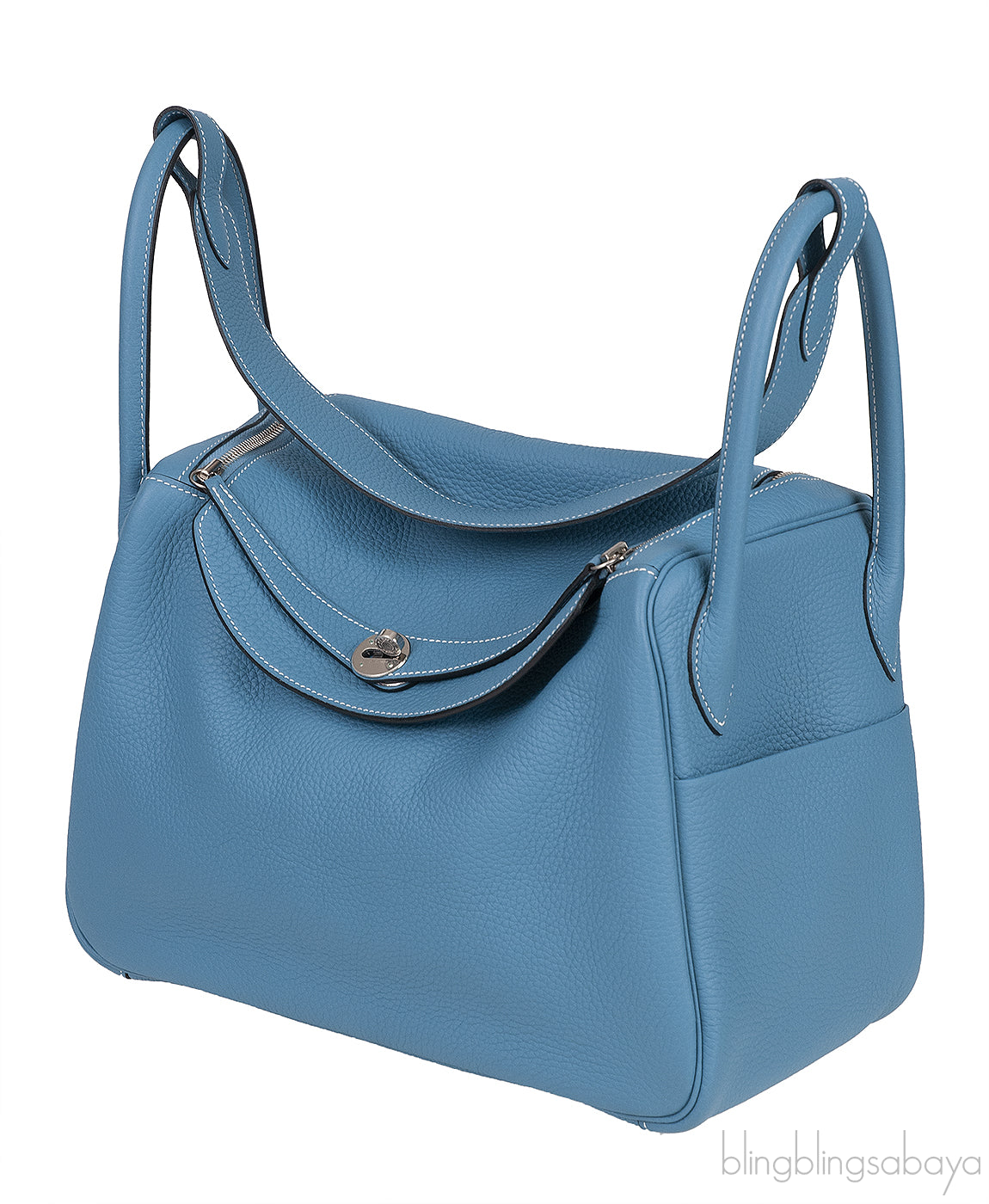 Lindy 34 Blue Jean Taurillon Clem PHW