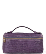 L19 Alligator Purple Pouch