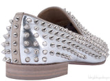 Dandelion Spike Silver Patent Men Loafer