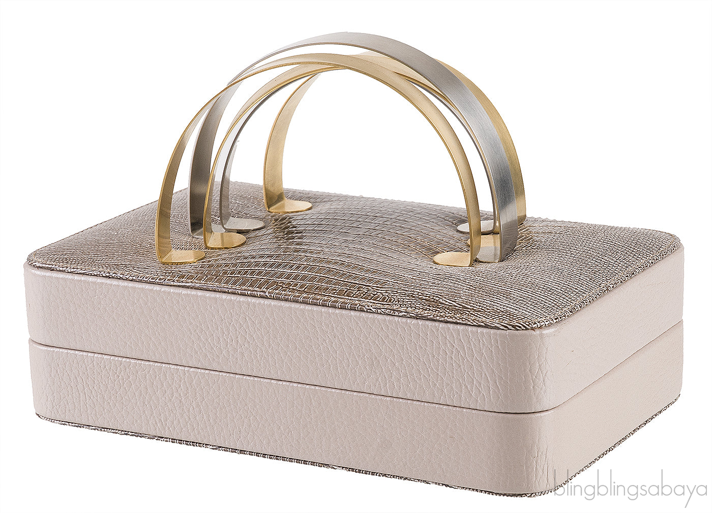 Coil Cuffbox Lizard Print Clutch