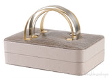 Coil Cuffbox Lizard Print Clutch