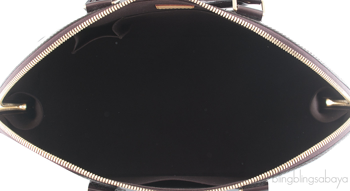 Louis Vuitton Alma Amarante Monogram Vernis XL Bag