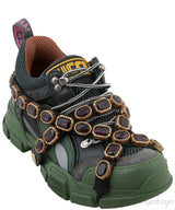 Flashtrek Green Sneaker with Crystals