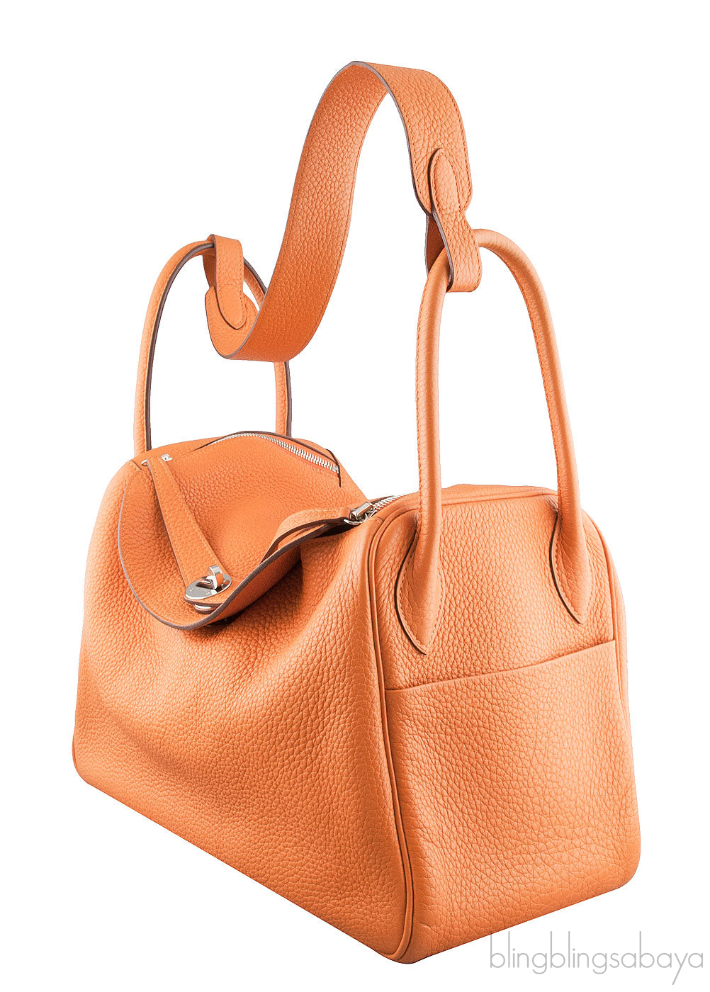 Lindy 34 Orange Taurillon Clem