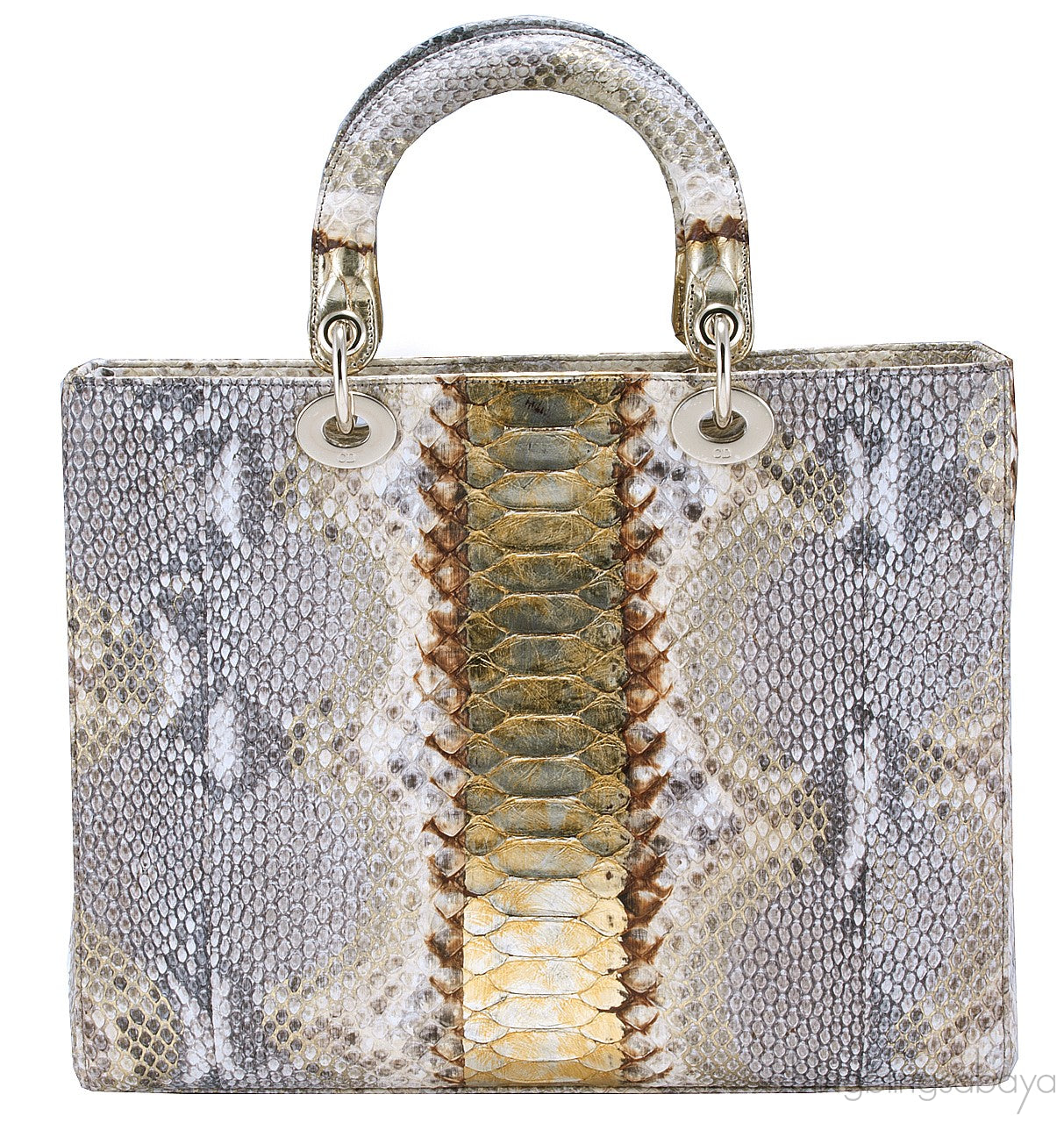 Lady Dior Royal Python Beige & Gold