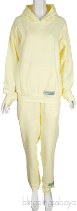Light Yellow Hoodie & Trouser