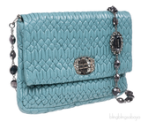 Cloquet Cyan Blue Stage Clutch Bag