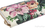 Dolce & Gabbana Floral Zip Around Continental Wallet