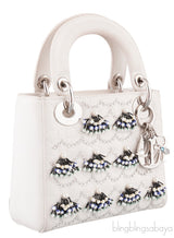 Lady Dior Mini Crystal Bead Embellished Bag