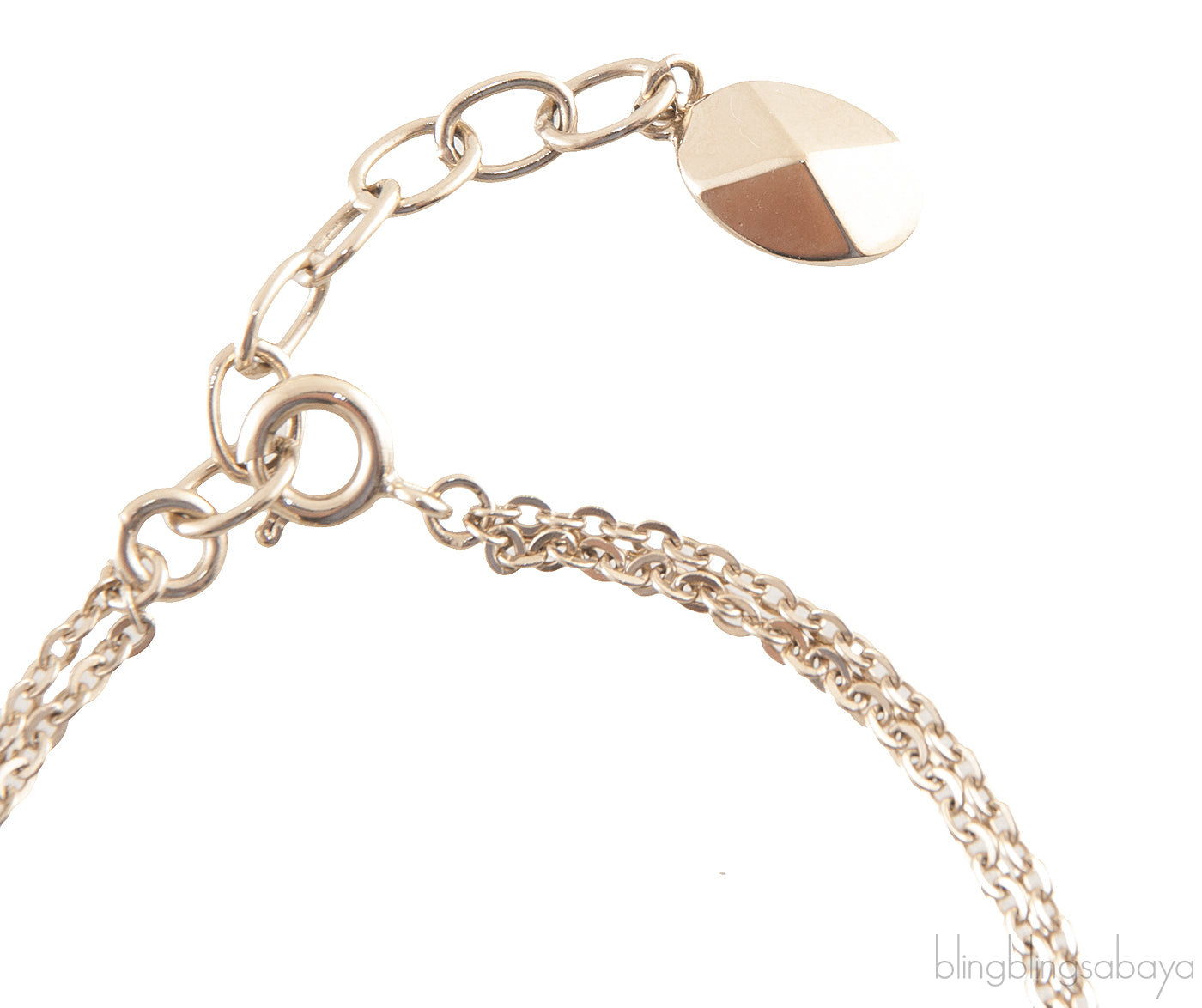 Gold Logo Strass Bracelet*