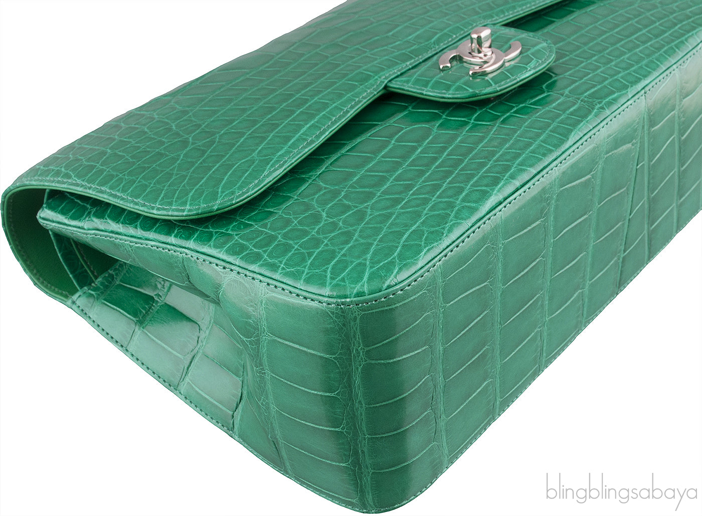 Classic Jumbo Emerald Green Crocodile