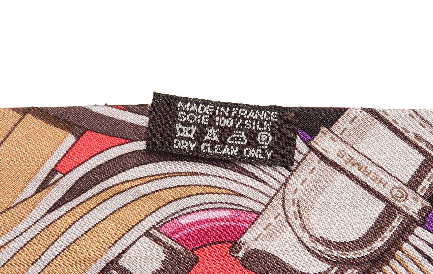 Multi-color Buckle Print Twilly