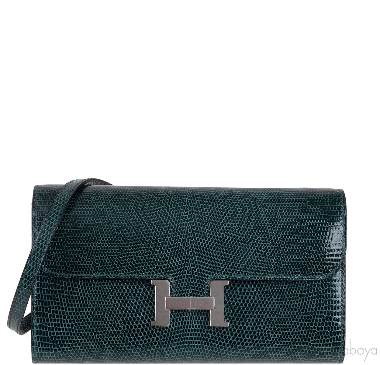 Constance To Go Vert Cypress Lizard Wallet