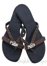 Corfou Leopard Print Slip-on Sandal