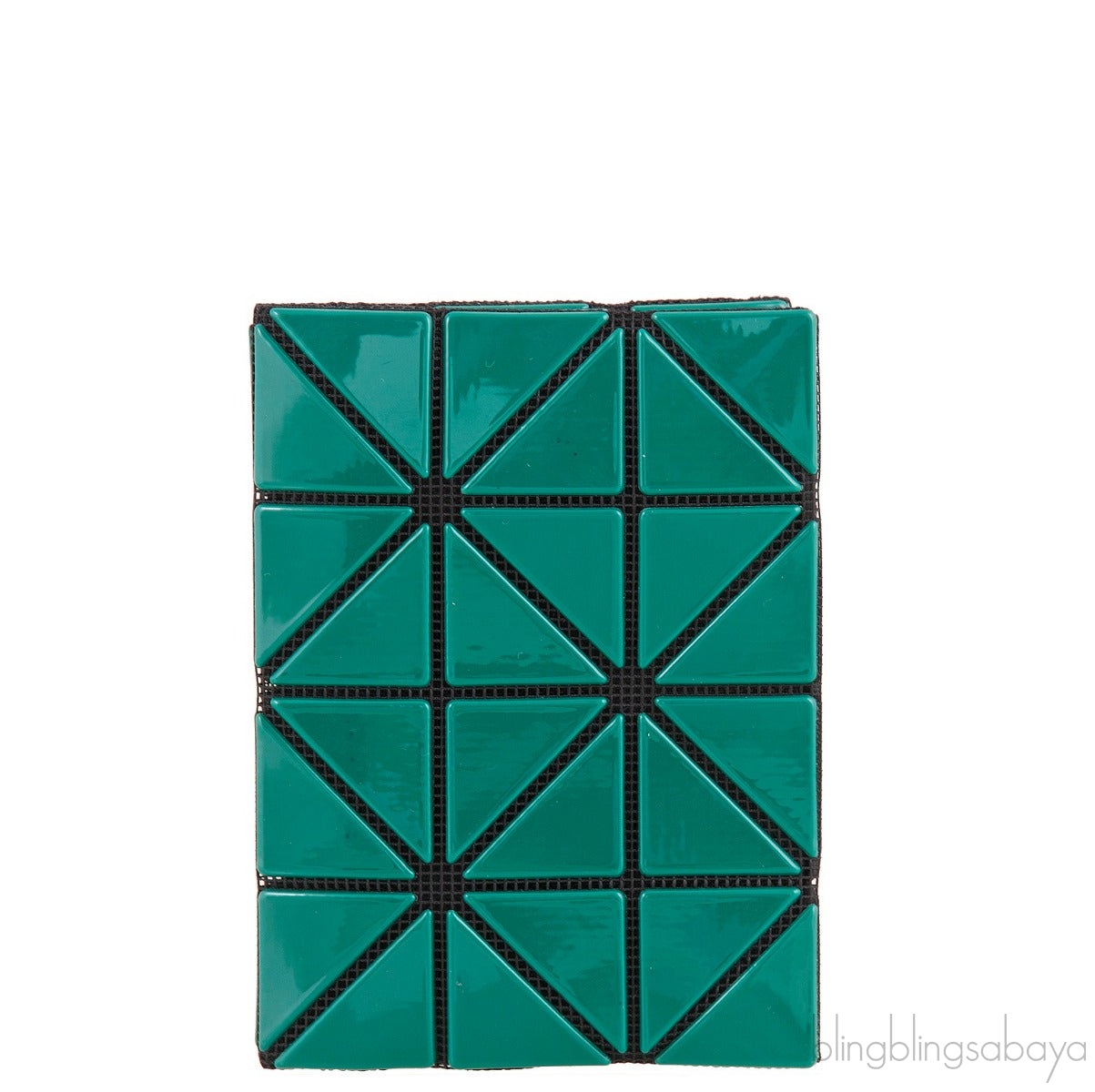 Emerald Geometric Card Holder