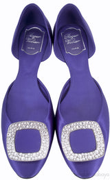 10 MM Purple Swarovski Flat